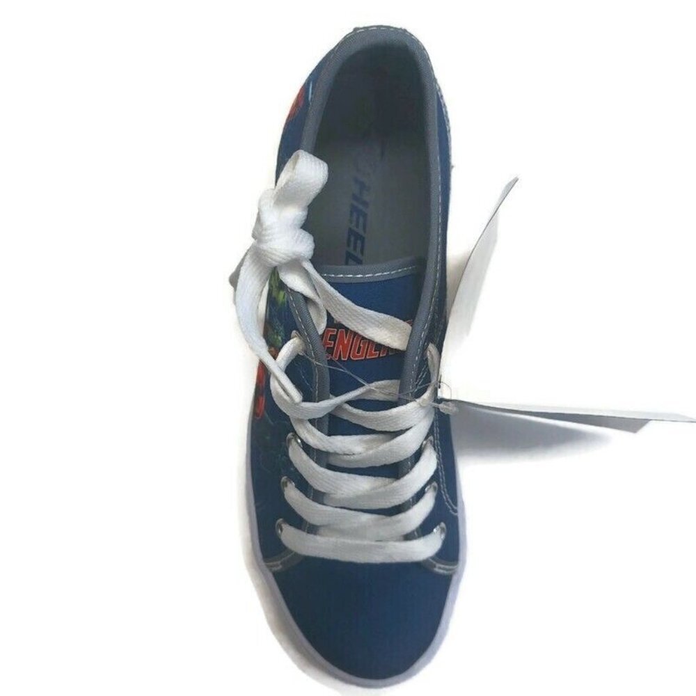 HEELYS Marvel Avengers Skate Shoes HES10505 Hulk Blue Youth Size 6 Womens Size 7 - Picture 3 of 9